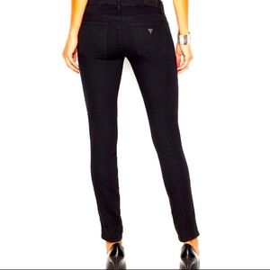 GUESS Power Curvy Mid Rise Skinny Jeans Black